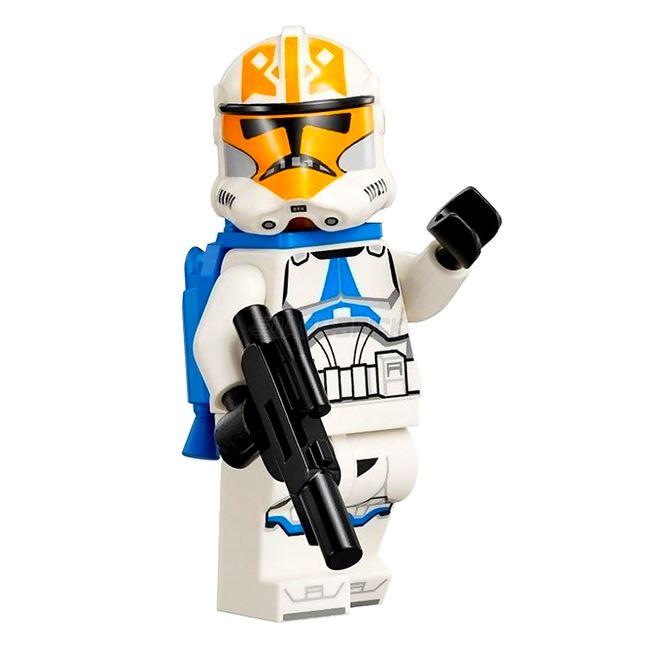 LEGO Minifigure - Clone Trooper, 501st Legion, 332nd Company (Phase 2) - Helmet, Togruta Markings, Blue Jet Pack [STAR WARS]