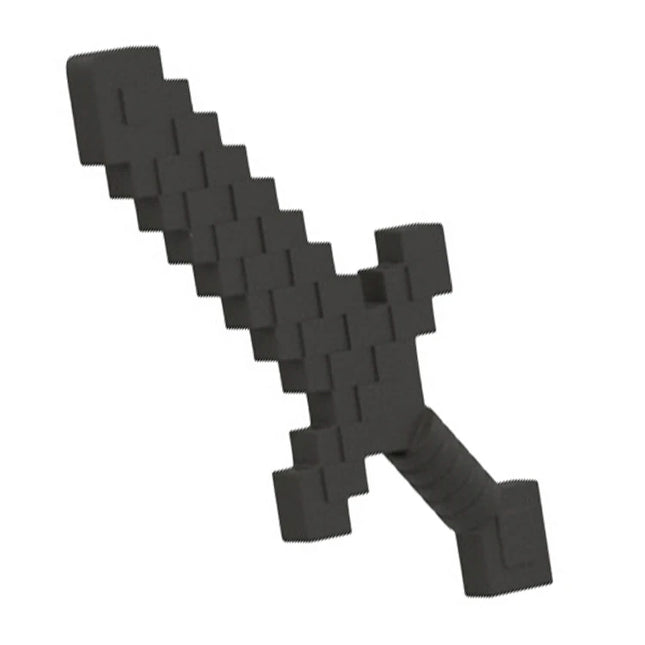 LEGO Minifigure Accessory - Weapon Sword Pixelated (Minecraft), Dark Pearl Grey [18787] 6350506