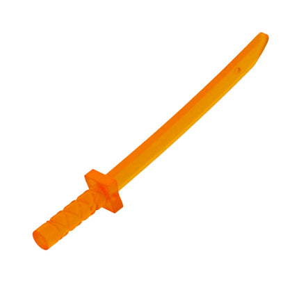 LEGO Minifigure Weapon - Shamshir/Katana Sword (Square Guard), Trans-Orange [21459] 6317016