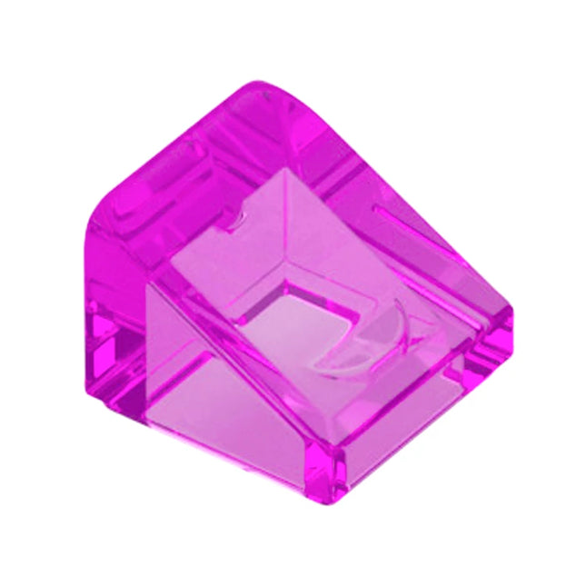 LEGO Slope 30 1 x 1 x 2/3, Trans-Dark Pink [54200] 6245287