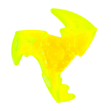 LEGO Minifigure Accessory - Weapon Sword, Shuriken Throwing Star with Trailing Energy, Trans-Neon Green [73766a]