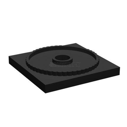 LEGO Turntable 4 x 4 Square Base, Locking, Black [61485] 4517986