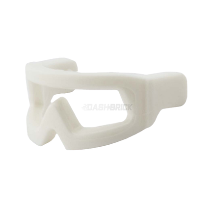 LEGO Minifigure Part - Visor Snow Goggles (Helmet Add-On), White [46304] 6170703