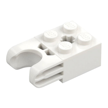 LEGO Technic, Brick Modified 2 x 2, Ball Socket , Axle Hole - Straight Forks with Round Ends, White [67696] 6360826 (Copy)