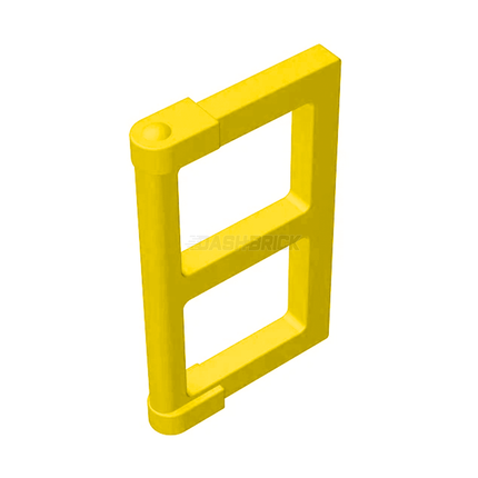 LEGO Window Pane for Window 1 x 2 x 3 with Thick Corner Tabs, Yellow [60608] 6171059