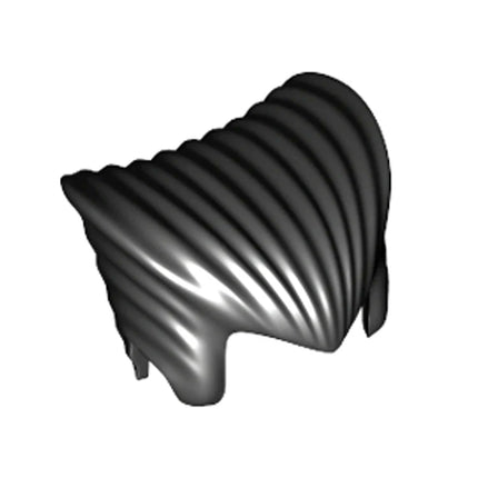 LEGO Minifigure Part - Hair Short Pointed, Wolverine/Vampire, Black [42444] 6170447