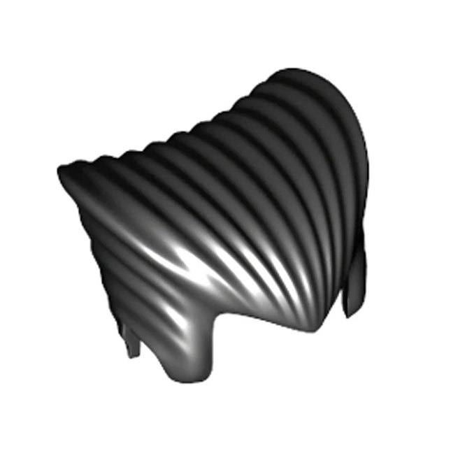 LEGO Minifigure Part - Hair Short Pointed, Wolverine/Vampire, Black [42444] 6170447