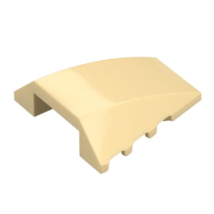 LEGO Wedge 4 x 4 Triple Curved No Studs, Tan [47753] 6346113