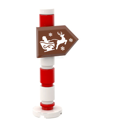 LEGO "Christmas Sign" - Santa Please Stop Here! [MiniMOC]
