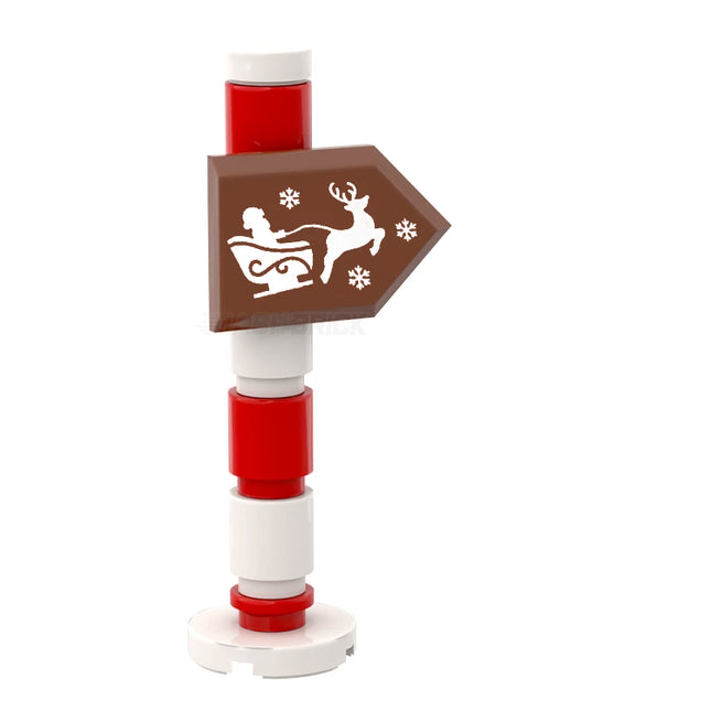 LEGO "Christmas Sign" - Santa Please Stop Here! [MiniMOC]