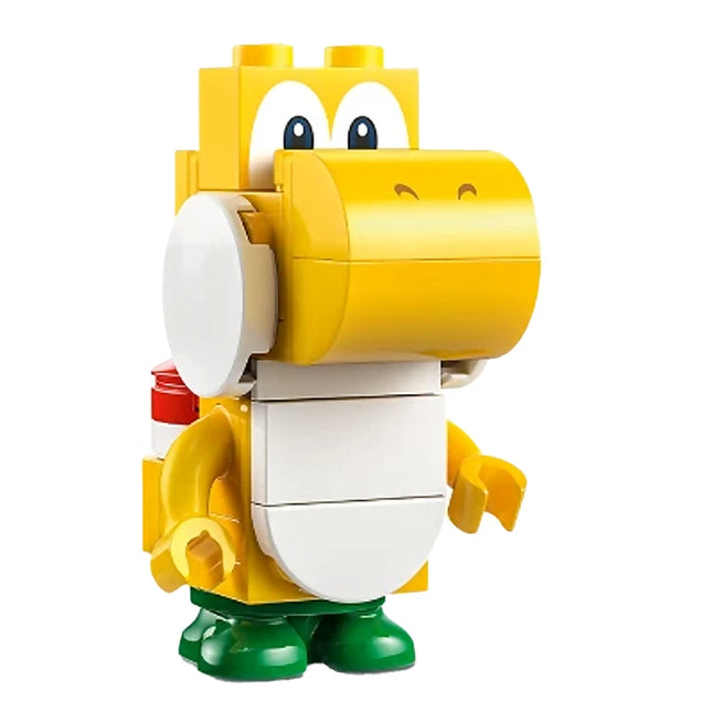 LEGO Minifigure - Yoshi, Yellow, Brick Built (2022) [SUPER MARIO]