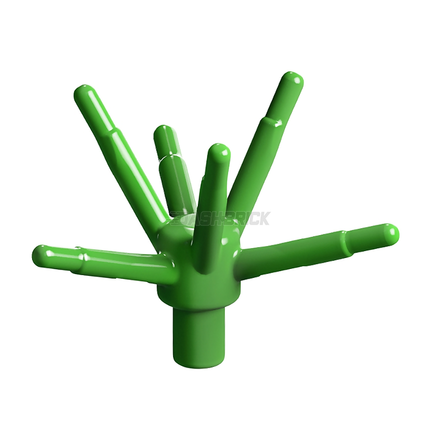 LEGO Plant Flower Stem with Bar, Stalk, 6 Stems, Green [19119]