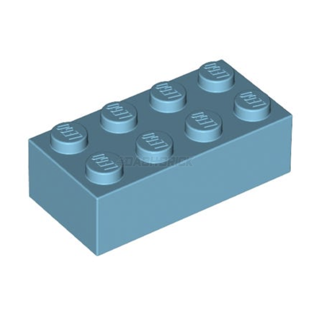 LEGO Brick 2 x 4, Medium Azure [3001]