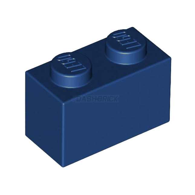 LEGO Brick 1 x 2, Dark Blue [3004]