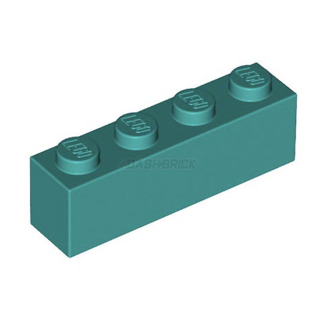 LEGO Brick, 1 x 4, Dark Turquoise [3010]