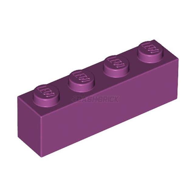 LEGO Brick, 1 x 4, Magenta [3010]