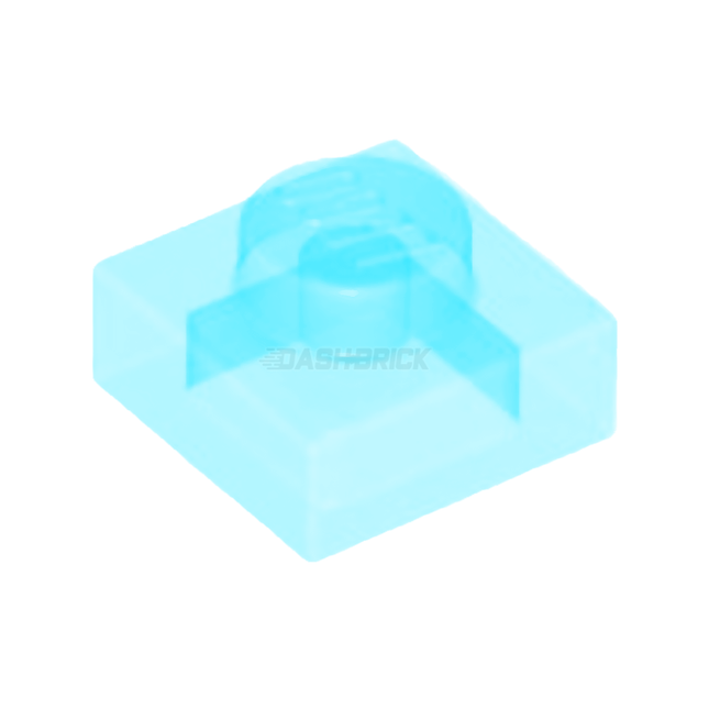 LEGO Plate, 1 x 1, Trans-Light Blue [3024]