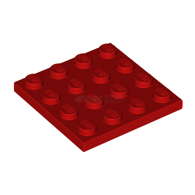 LEGO Plate 4 x 4, Red [3031] 4243814