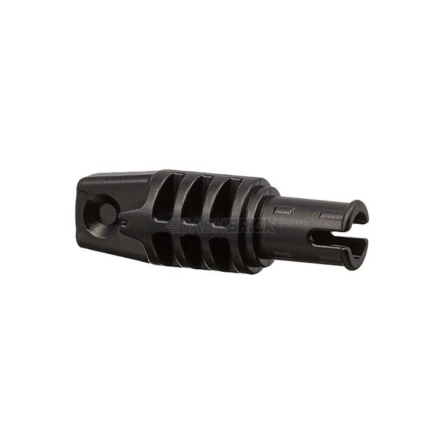 LEGO Technic, Hinge Cylinder 1 x 3 Locking, 1 Finger and Pin, Round Hole and Friction Ridges on Ends, Black [41532] 4159335