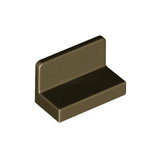 LEGO Panel 1 x 2 x 1 with Rounded Corners, Dark Tan [4865b]