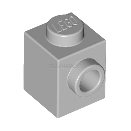 LEGO Brick, Modified 1 x 1, Stud on 1 Side, Light Grey [87087] 4558953