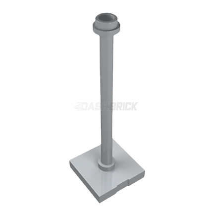 LEGO Support 2 x 2 x 5 Bar on Tile Base, Light Grey [98549]