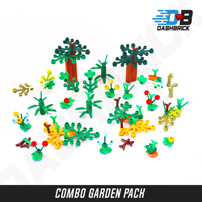 LEGO "Plant & Garden Pack #2" [110 Parts - Trees, Flowers, Plants]