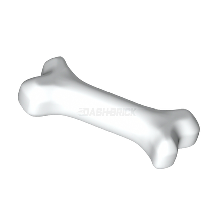 LEGO Minifigure Accessory - Bone, Small, White (Dog bone) [93160]