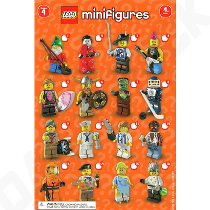 LEGO Collectable Minifigures - Musketeer (3 of 16) [Series 4]