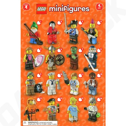 LEGO Collectable Minifigures - Punk Rocker (4 of 16) [Series 4]