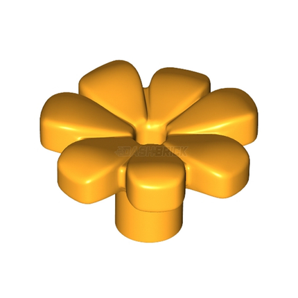 LEGO Plant, Flower with 7 Thick Petals and Pin, Bright Light Yellow [32606]