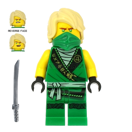 LEGO Minifigure - Lloyd, Legacy, Rebooted, 'MASTER' Torso [NINJAGO]