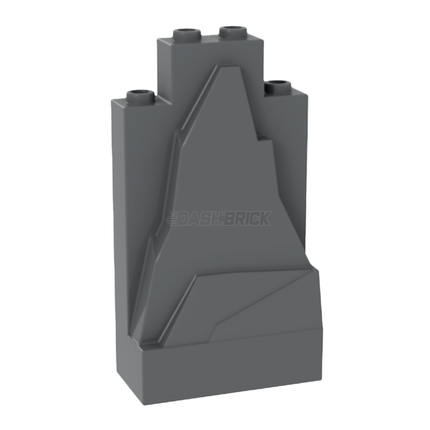 LEGO Rock Panel 2 x 4 x 6, Dark Grey [47847, 33458, 54782]