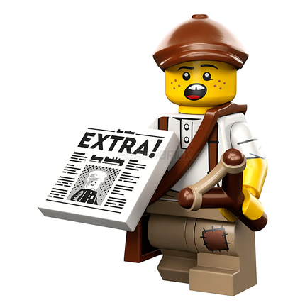 LEGO Collectable Minifigures - Newspaper Kid (12 of 12) [Series 24] SEALED