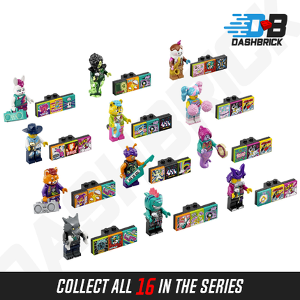 LEGO Collectable Minifigures - DJ Cheetah (4 or 12) [Vidiyo Bandmates Series 1]