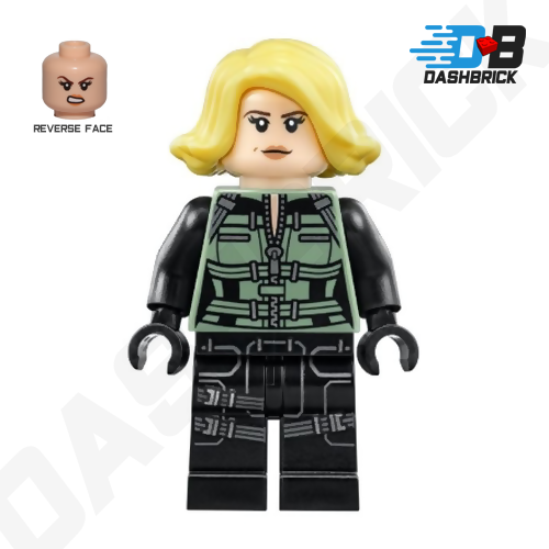 LEGO Minifigure - Black Widow, Blond Hair [MARVEL]