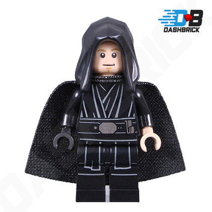 LEGO Minifigure - Luke Skywalker, Jedi Master (Black Hood, Cape) [STAR WARS]