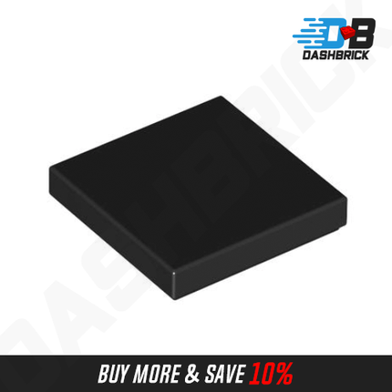 LEGO® Tile 2 x 2, Black [3068b]