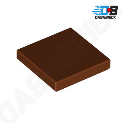 LEGO Tile 2 x 2, Reddish Brown [3068b]